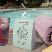 Plaque De Table Adventure Guides Hiking & Camping Paper Table Tent (InVersositu (sur table))