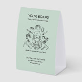 Plaque De Table Adventure Guides Hiking & Camping Paper Table Tent (Recto)