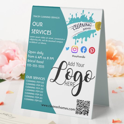 Plaque De Table affiche de nettoyage STUDIO affiche prospectus Ped (In SItu (Mariage))