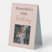 Plaque De Table Âgé à la perfection vin 50e anniversaire (Recto)