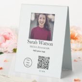 Plaque De Table Ajouter votre nom image titre détails commerciaux  (In SItu (Mariage))