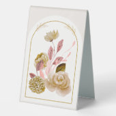 Plaque De Table Ajoutez une touche d'élégance à votre mariage. (Verso)