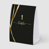 Plaque De Table Ajoutez votre logo Numéro de table d'événement d'e (Recto)