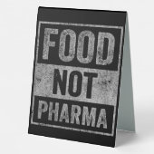 Plaque De Table Alimentation non pharmaceutique Alimentation biolo (Verso)