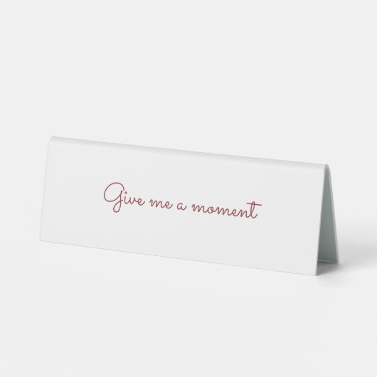 Plaque De Table Amour éternel (Verso)