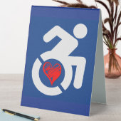 Plaque De Table Amour Handicap (En SItu (Tableau))