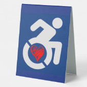 Plaque De Table Amour Handicap (Verso)