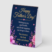 PLAQUE DE TABLE AMOUR POUR PAPA DE SES FILLES (Recto)