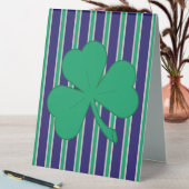 Plaque De Table Amusants et Shamrocks fantaisistes (En SItu (Tableau))