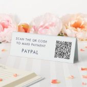 Plaque De Table Analyse du code QR pour payer l'entreprise de retr (In SItu (Mariage))