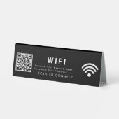 Plaque De Table Analyser pour connecter le code QR 6x2 - Panneau d (Verso)