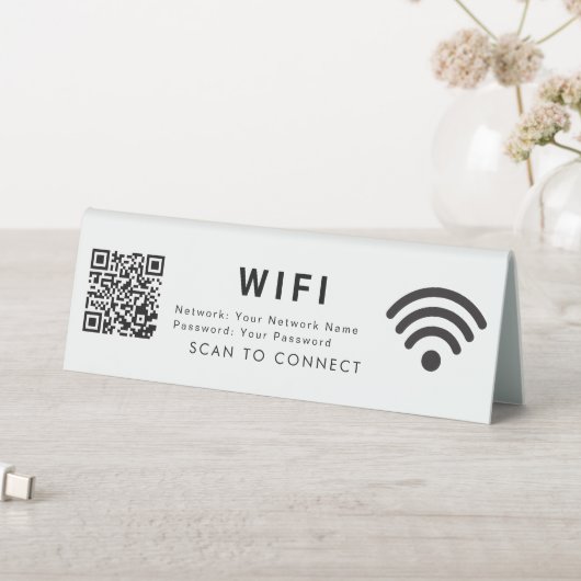 Plaque De Table Analyser pour connecter WiFi 6x2 Table Sign avec Q (En SItu (Tableau))