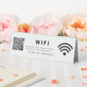 Plaque De Table Analyser pour connecter WiFi 6x2 Table Sign avec Q (In SItu (Mariage))