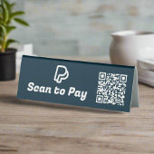 Plaque De Table Analyser Pour Payer PayPal Cashapp sans contact Na