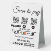 Plaque De Table Analyser pour régler les transactions personnalisé (Verso)
