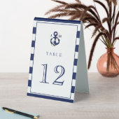 Plaque De Table Ancre marine  nautique Monogramme Mariage (En SItu (Tableau))