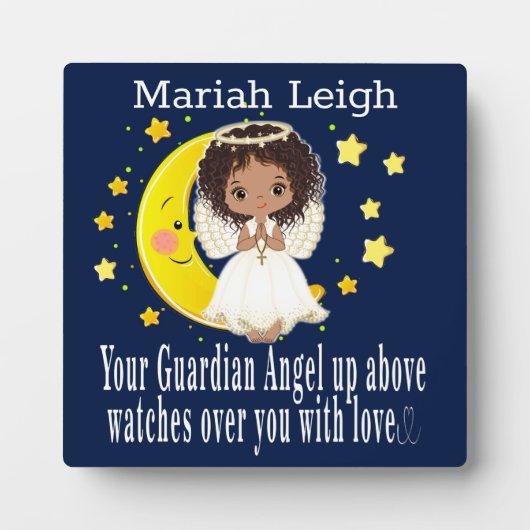 Plaque de table Angel Guardian avec Easel (Devant)