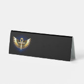 Plaque De Table Ankh or avec ailes (Verso)