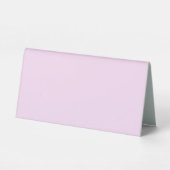 Plaque De Table Anneaux avec pétales de rose blanche (Verso)