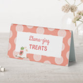 Plaque De Table Anniversaire de la Fille - Oh La Llama - Sac à pil (En SItu (Tableau))