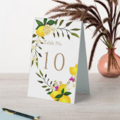 Plaque De Table Anniversaire de la taille de citron blanc (En SItu (Tableau))