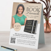 Plaque De Table Annonce de lancement de livre Brown neutre (En SItu (Tableau))