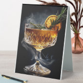 Plaque De Table Aperol spritz cocktail sur un arrière - plan sombr (En SItu (Tableau))