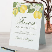 Plaque De Table Aquarelle Citrus Citrus Mariage Faveurs (En SItu (Tableau))