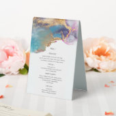 Plaque De Table aquarelle or moderne table mariage moderne tente (In SItu (Mariage))