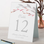 Plaque De Table Aquarelle Succulent Floral Bat mitzvah botanique (En SItu (Tableau))