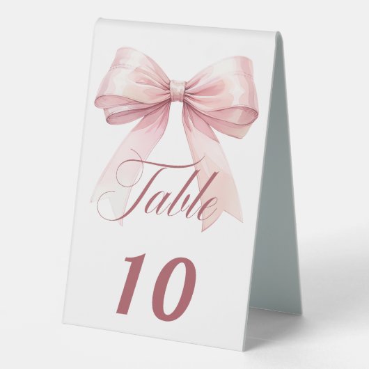 Plaque De Table Arc rose (Verso)