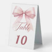 Plaque De Table Arc rose (Recto)