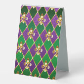 Plaque De Table Arrière - plan de bijoux Mardi Gras (Verso)