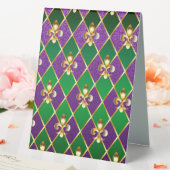 Plaque De Table Arrière - plan de bijoux Mardi Gras (In SItu (Mariage))