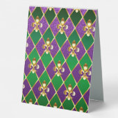 Plaque De Table Arrière - plan de bijoux Mardi Gras (Verso)