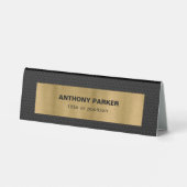 Plaque De Table Arrière - plan en métal à trou noir (Verso)