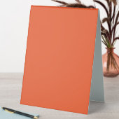 Plaque De Table Arrière-plan orange uni brillant (En SItu (Tableau))