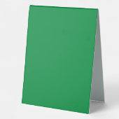 Plaque De Table Arrière - plan vert avec bordure blanche pour Aest (Verso)