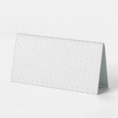 Plaque De Table Art de ligne, Lilac blanc (Verso)