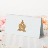Plaque De Table Art Floral Paisley ・ Décor Boho Orange (In SItu (Mariage))
