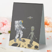 Plaque De Table Astronaute et alien (In SItu (Mariage))