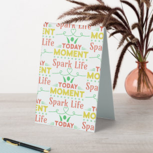 Plaque De Table Aujourd'hui Moment, Sac fourre-tout Spark Life