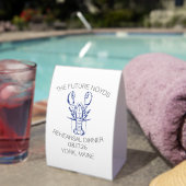 Plaque De Table Autocollant de dîner de répétition de mariage au c (InVersositu (sur table))