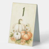 Plaque De Table Automne Automne Mariage (Verso)
