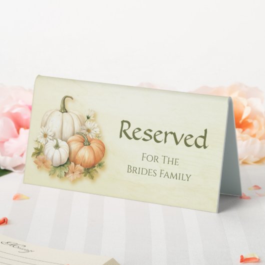 Plaque De Table Automne Automne Mariage événement réservé (In SItu (Mariage))