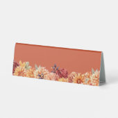 Plaque De Table Automne Floral (Verso)