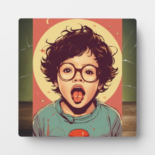 Plaque de table avec Easel (Devant)