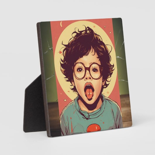 Plaque de table avec Easel (Recto)