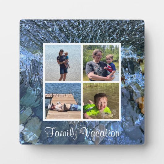 Plaque de table avec Easel (Devant)