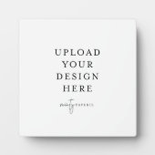 Plaque de table avec Easel (Devant)